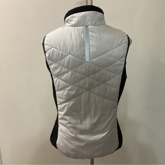 Lole Icy White Black  Down Puffer Vest Size M - Picture 8 of 11